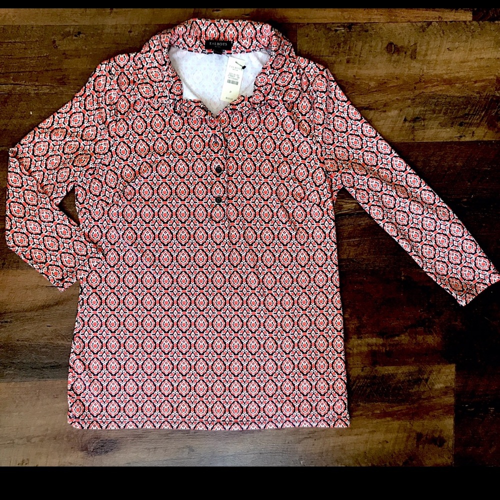NWT Talbots Pullover Blouse